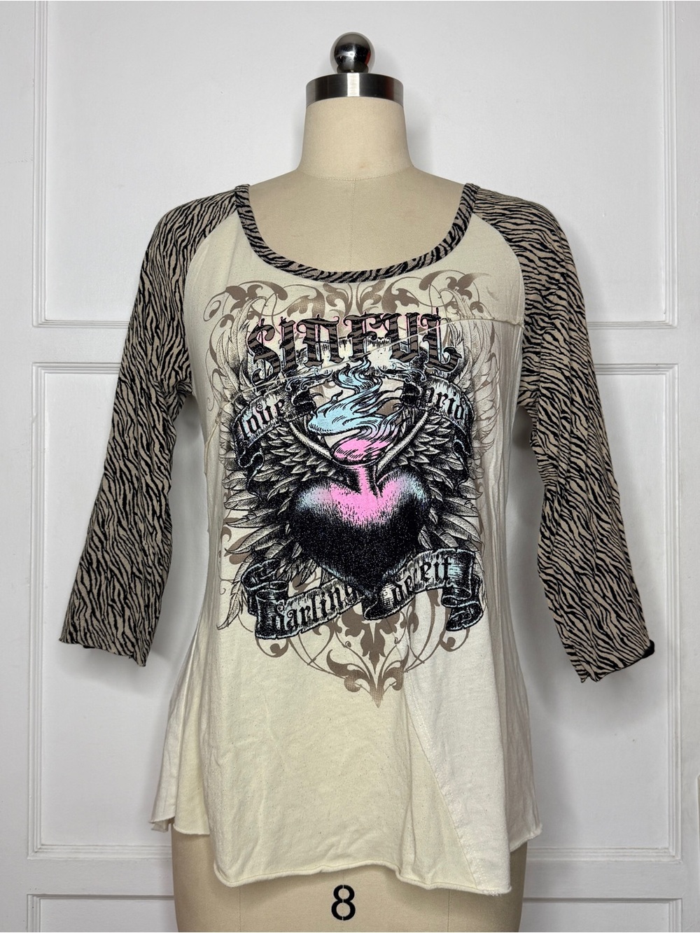 Sinful zebra tee